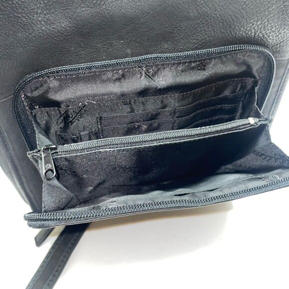 Fossil Black Leather Crossbody Bag - Picture 7 of 11